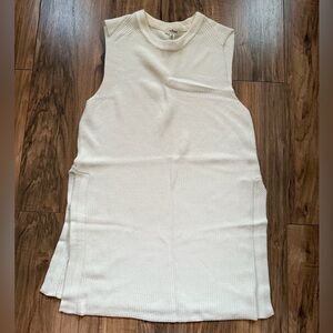 Wilfred Cream Sleeveless Knit Tank